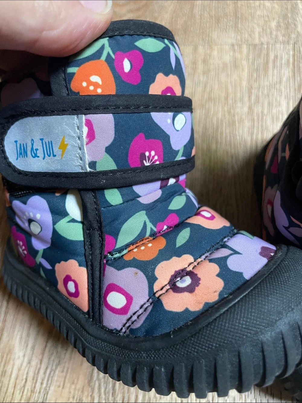 Toddler Floral Insulated Rain & Snow Boots - Purple Multi